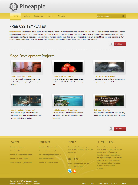free web template