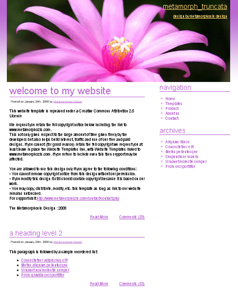 free web template - truncata free web template - truncata