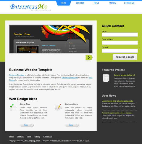 free web layout