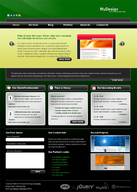 free web layout
