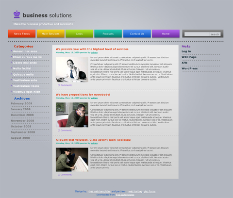 Free Business Website Templates on Free Business Web Templates  Part 2   Website Templates Blog