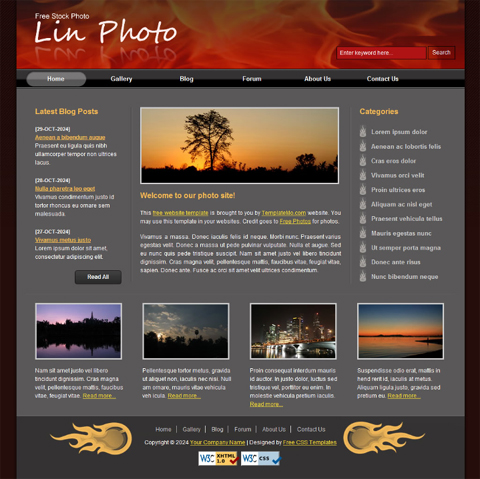 Free Downloadable Website Themes