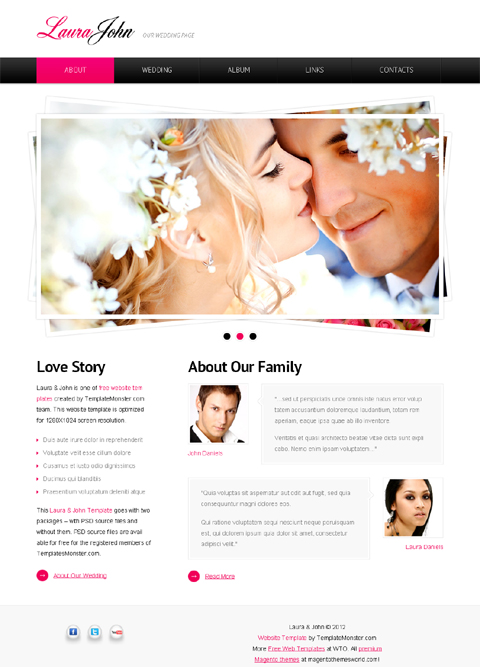 Free Website Template 1 free template Continue reading 