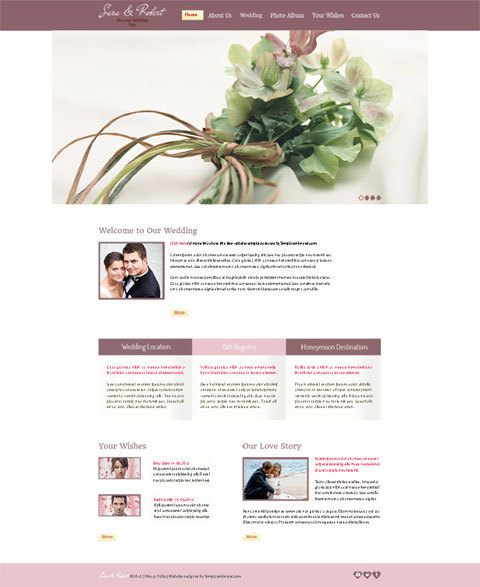 Free-Website-Template-for-Wedding-Site