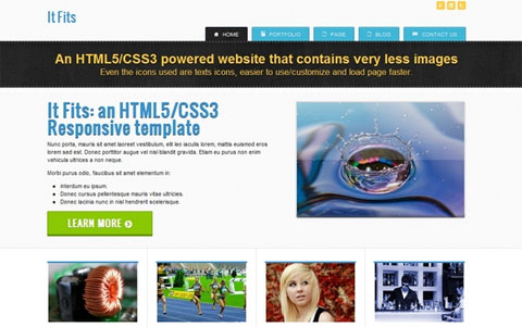Free Responsive HTML5 Website Template