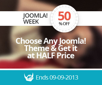 50% Discount on Any Joomla Theme from TemplateMonster