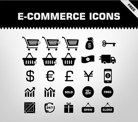 Free eCommerce Icons