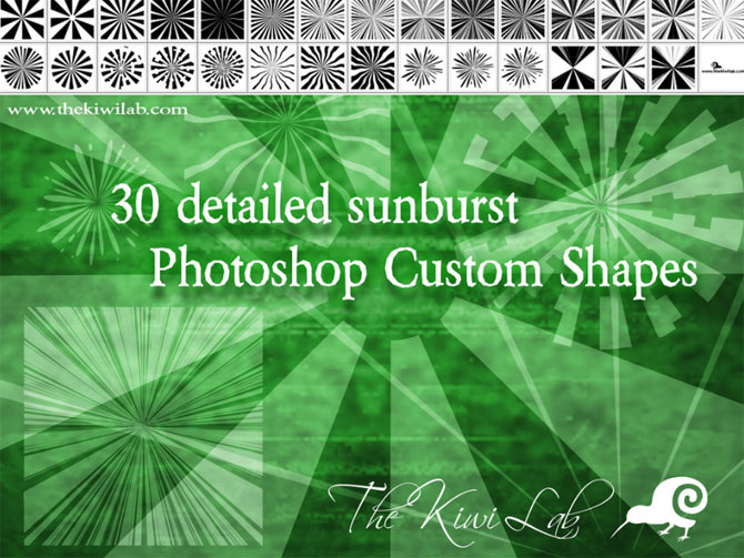 free-sunburst-custom-shapes