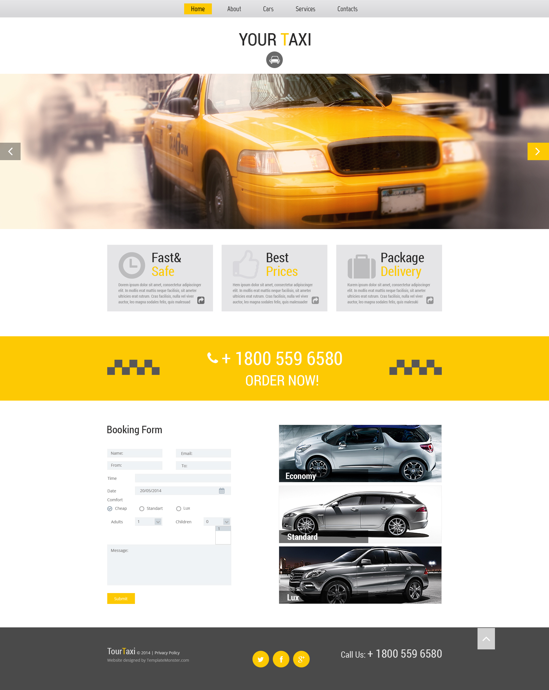 Home copy Free Website Template