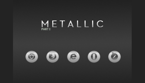 free metallic icons