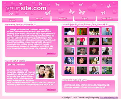 free website template