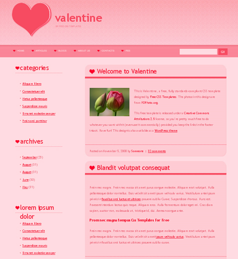 free web template