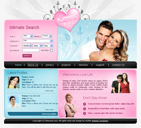 free web template