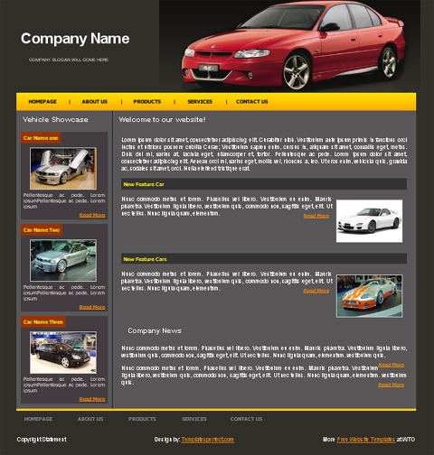 free website layout