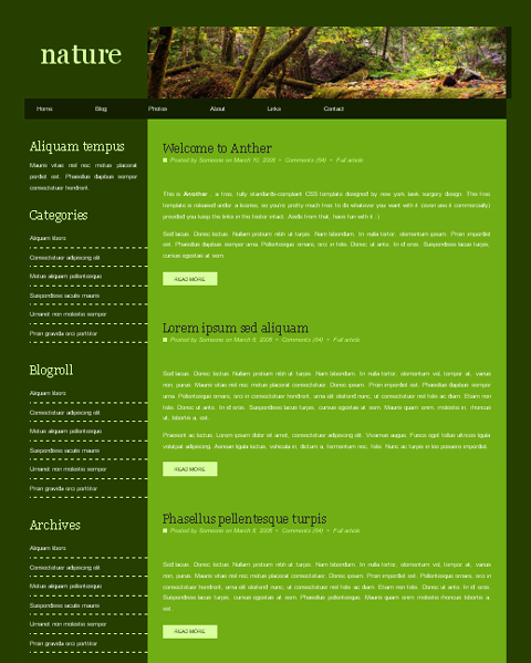 free web template