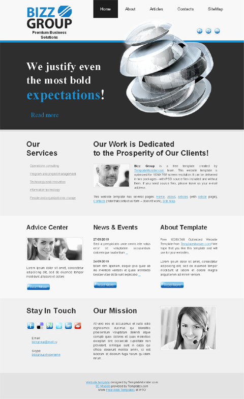 free web template