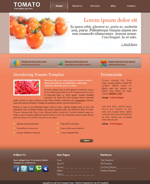 free web template