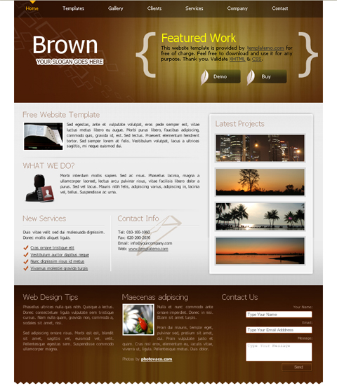 Free Website Template