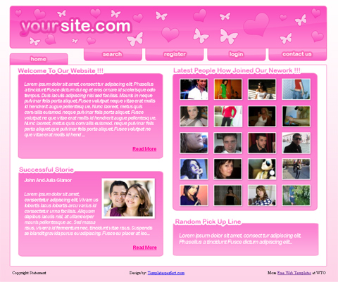 free website template