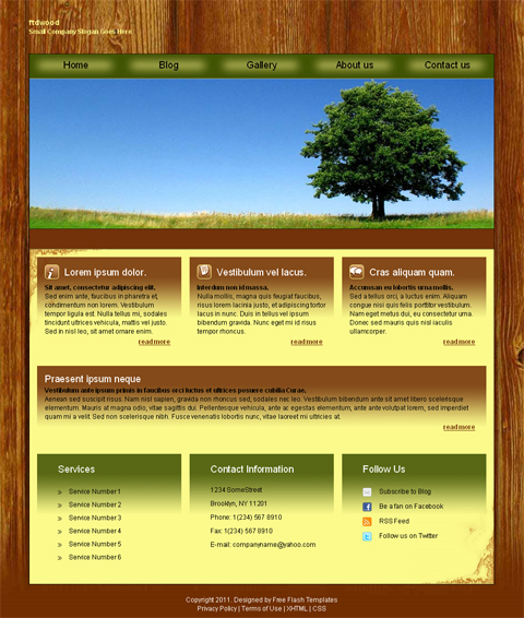 Free Web layout