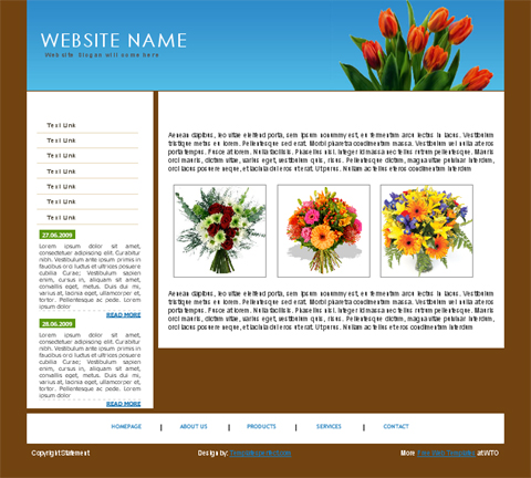 free website template