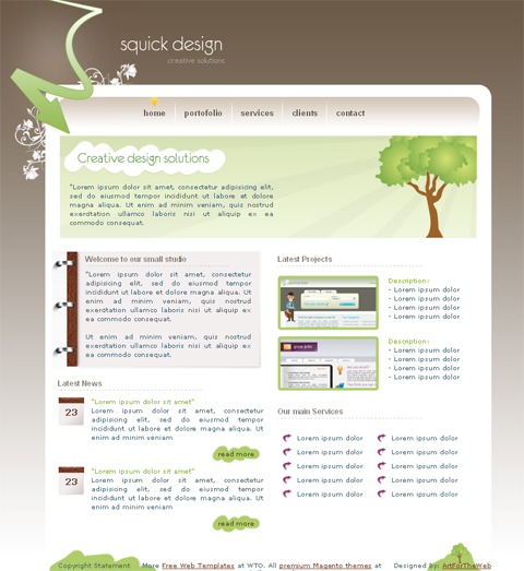 free website template