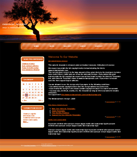 free web template