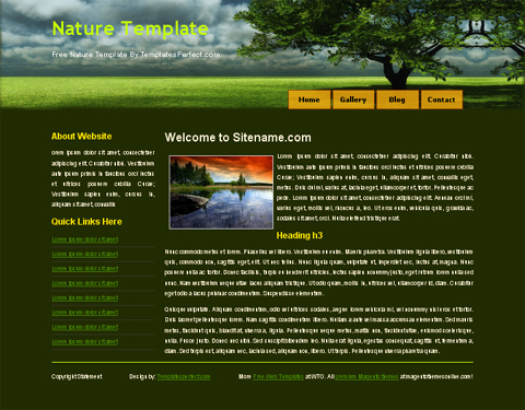 free web template