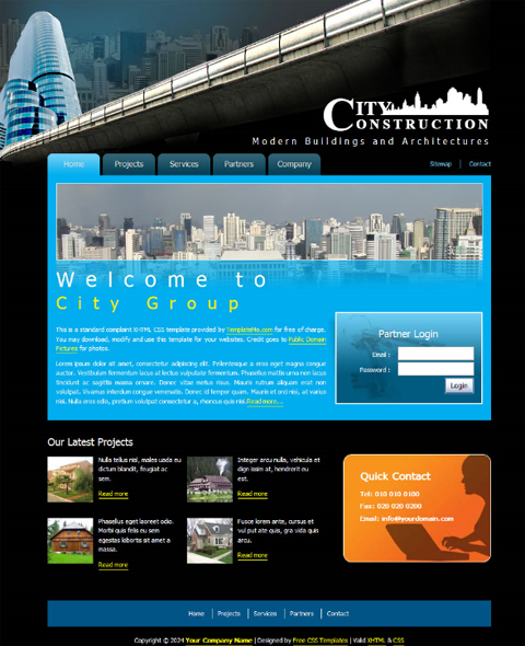 free web template