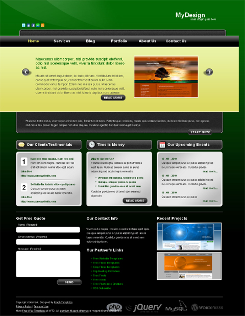 free web template