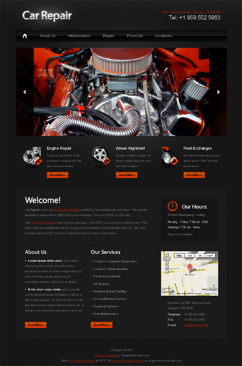 free web template