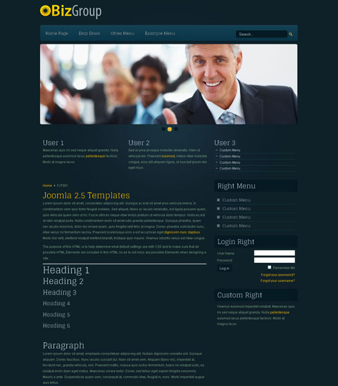 free website template