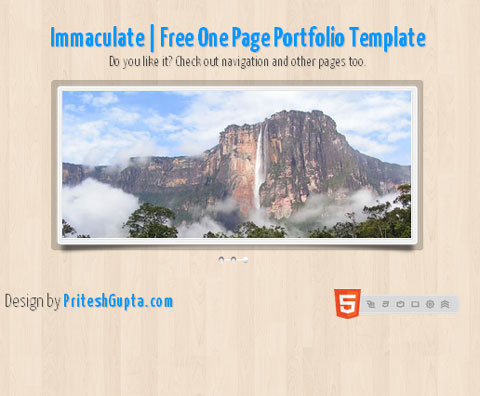 free HTML5 website template