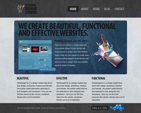 Free PSD Website Template