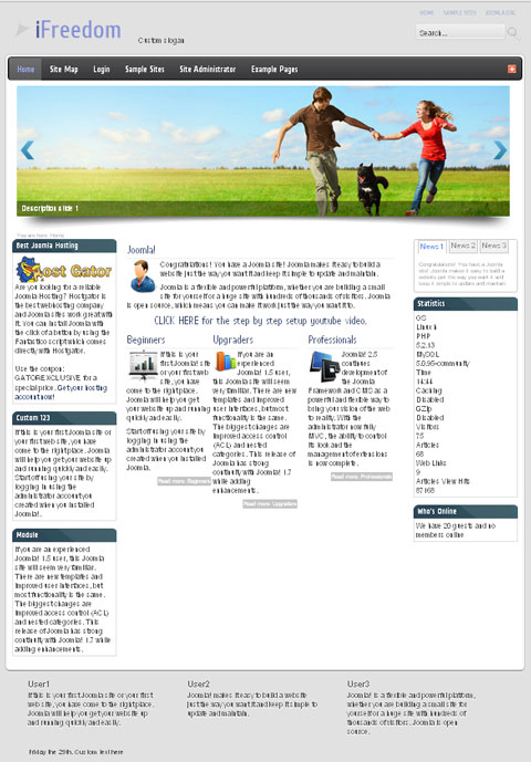 free website template