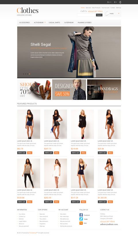 Responsive PrestaShop Themes