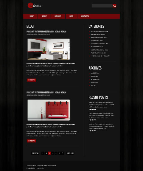 free website template