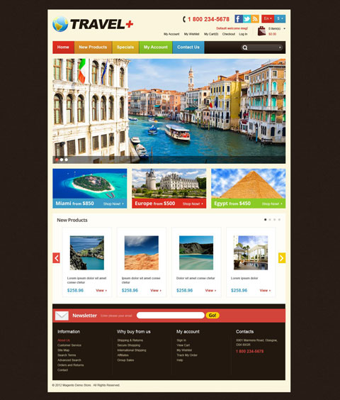 Responsive Magento Theme