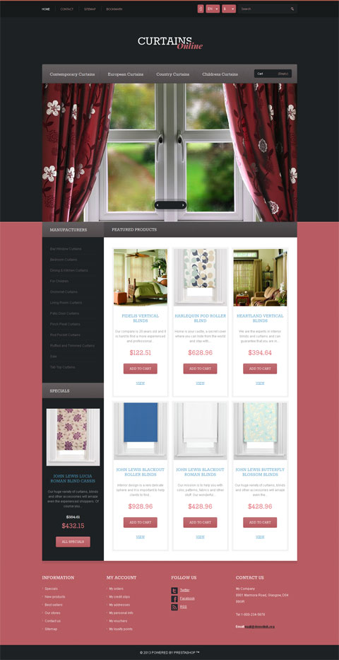 PrestaShop Responsive Theme