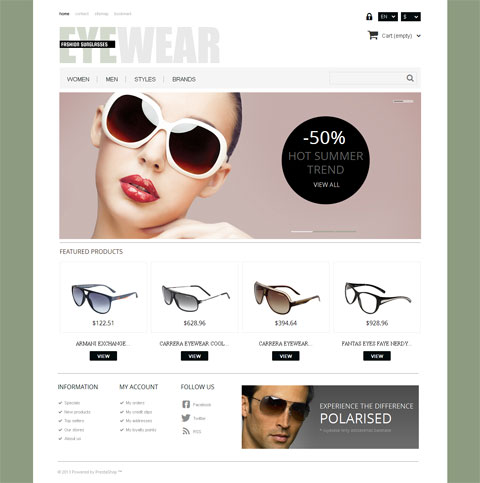 PrestaShop Responsive Theme