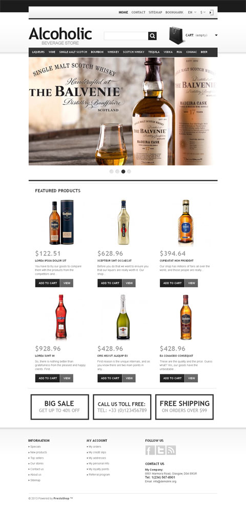 PrestaShop Responsive Theme