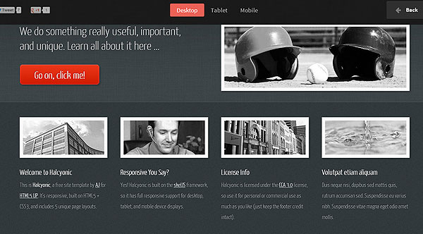 Free HTML5 Template