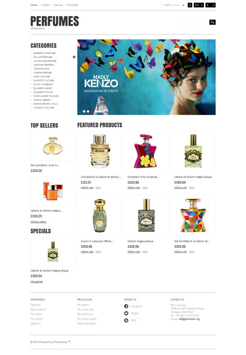 PrestaShop Responsive Theme