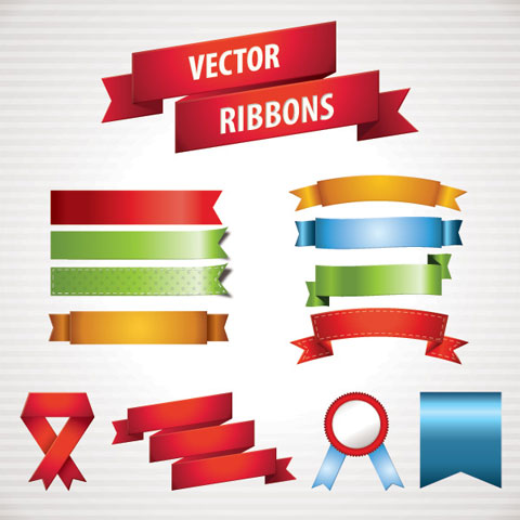 Free Vector Ribbons