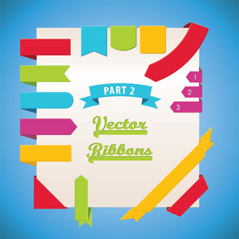 Free Vector Ribbons