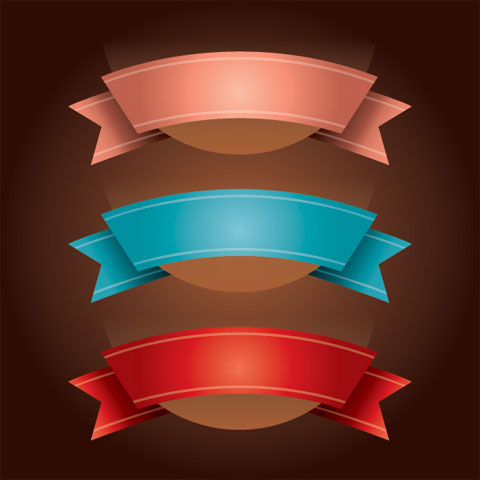 Free Vector Ribbons