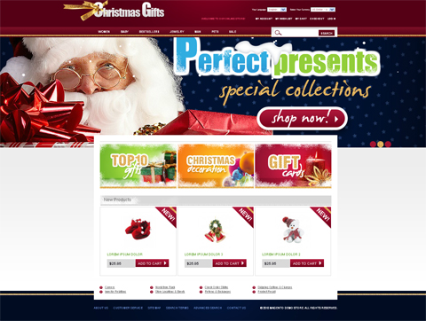30% Discount Holiday Website Templates