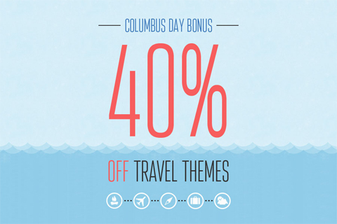 40 percent OFF Travel Themes TemplateMonster