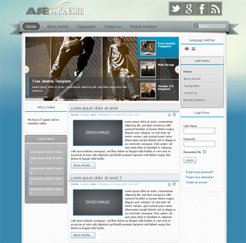 Free Joomla Theme