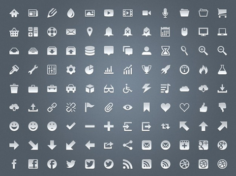 free metallic icons